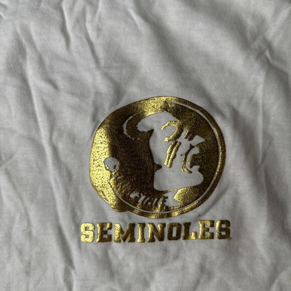 Vintage 90s Y2K Florida State Seminoles T-Shirt Women's Large Logo Athletic NWT - Picture 6 of 14